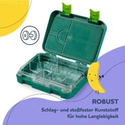 Junior Lunchbox 6 Fächer 21,3 X 15 X 4,5 Cm (BxHxT) BPA-frei -Einrichtungsgeschäft 10040342 de 0006 usp