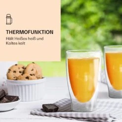DUOS Doppelwandiges Glas 400 Ml Trinkglas Espresso Borosilikatglas -Einrichtungsgeschäft 10040381 de 0004 logo