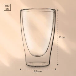 DUOS Doppelwandiges Glas 400 Ml Trinkglas Espresso Borosilikatglas -Einrichtungsgeschäft 10040381 yy 0007 logo