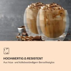 DUOS Jumbo Doppelwandiges Glas 310 Ml Thermofunktion Edelstahl-Löffel -Einrichtungsgeschäft 10040396 de 0003 logo