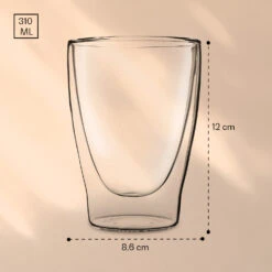 DUOS Doppelwandiges Glas 310 Ml Thermofunktion Inkl. Edelstahl-Löffel -Einrichtungsgeschäft 10040402 yy 0007 logo