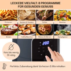 Crisp-Pro Heißluftfritteuse Air Fryer 1400W 3,5 Ltr 8 Programme Timer 8 Crisp-Pro Heißluftfritteuse Air Fryer 1400W 3,5 Ltr 8 Programme Timer -Einrichtungsgeschäft 10040701 de 0003 logo