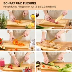 Kazuno Messerset 7 Teile Magnetischer Block PVD Titanium-Beschichtung -Einrichtungsgeschäft 10040726 de 0006 usp