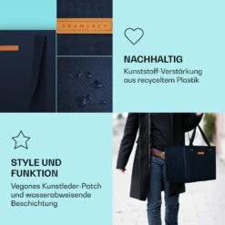 Einkaufstasche 4er Set Wiederverwendbar Waschbar Faltbar Verstärkt -Einrichtungsgeschäft 10040844 de 0003 logo