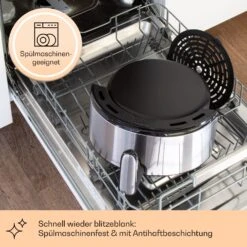 Klarstein Crisp-Pro 4,3L Air Fry Stainless Steel 9 Klarstein Crisp-Pro 4,3L Air Fry Stainless Steel -Einrichtungsgeschäft 10041145 de 0004 logo