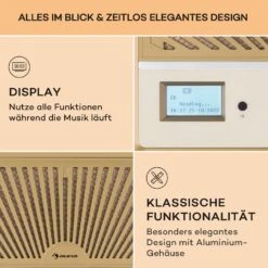 Glastonbury DAB CD-Radio Stereo-Lautsprecher BT DAB/UWK USB Line-In -Einrichtungsgeschäft 10041147 de 0005 usp