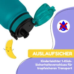 Wakaba Thermosflasche 550 Ml Edelstahl Tritan BPA-frei -Einrichtungsgeschäft 10045260 de 0003 usp