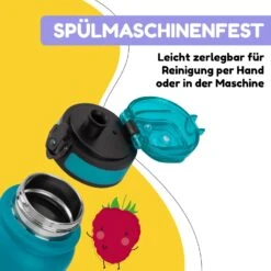 Wakaba Thermosflasche 550 Ml Edelstahl Tritan BPA-frei -Einrichtungsgeschäft 10045260 de 0004 usp