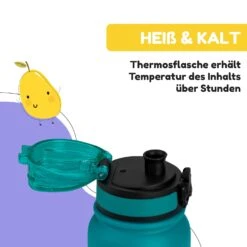 Wakaba Thermosflasche 550 Ml Edelstahl Tritan BPA-frei -Einrichtungsgeschäft 10045260 de 0005 usp