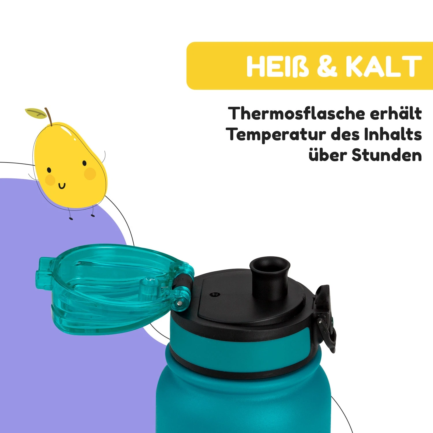 Wakaba Thermosflasche 550 Ml Edelstahl Tritan BPA-frei 5 Wakaba Thermosflasche 550 Ml Edelstahl Tritan BPA-frei – Bild 5