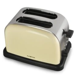 Aquavita Frühstücksset Creme Wasserkocher Toaster Creme -Einrichtungsgeschäft 60001826 yy 0004 titel title 2 toaster klarstein creme